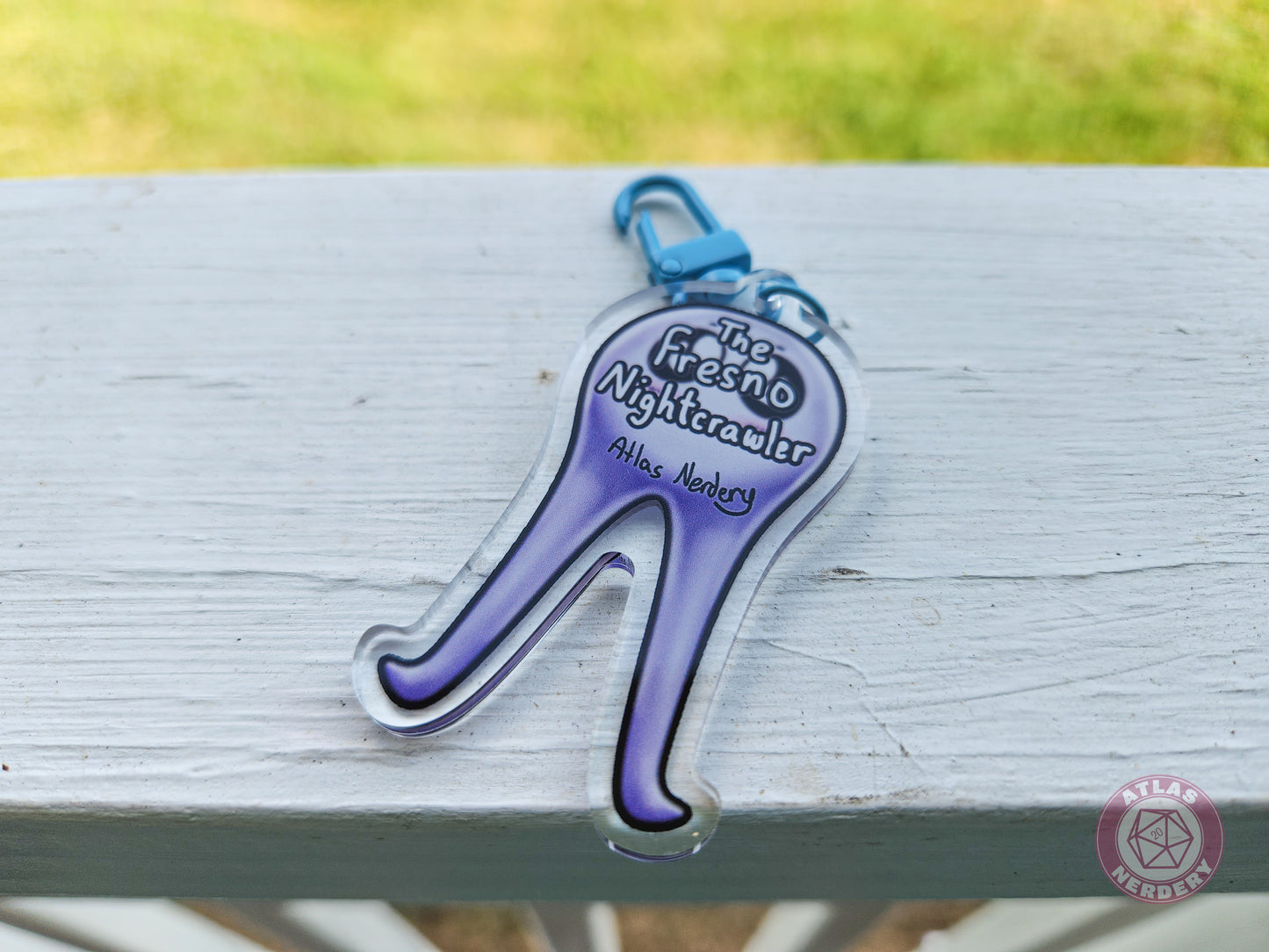 Fresno Nightcrawler Acrylic Charm - 2.5" Double Sided Acrylic Keychain