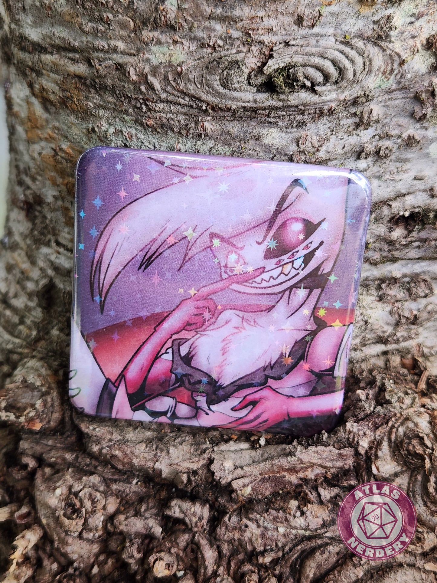 Special Tenant - 2.25” x 2.25” Square Holo Pinback Button