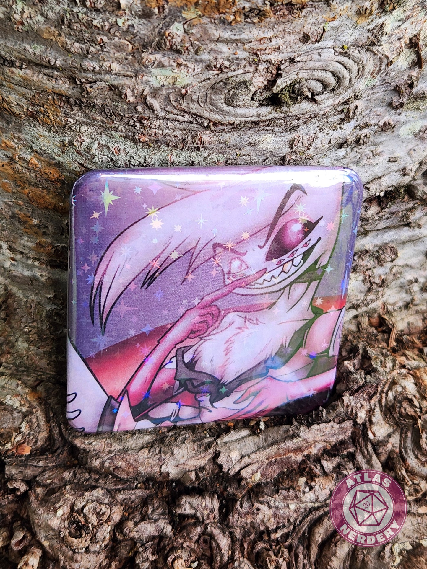 Special Tenant - 2.25” x 2.25” Square Holo Pinback Button