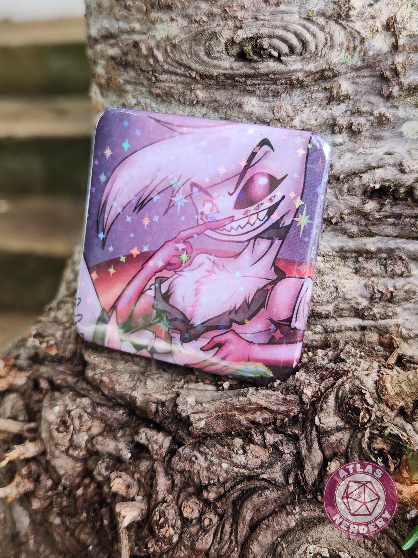 Special Tenant - 2.25” x 2.25” Square Holo Pinback Button