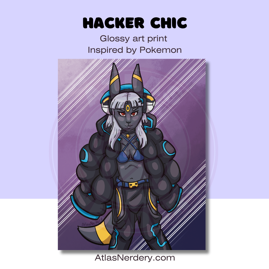 Hacker Chic - 8x10in Glossy Art Print