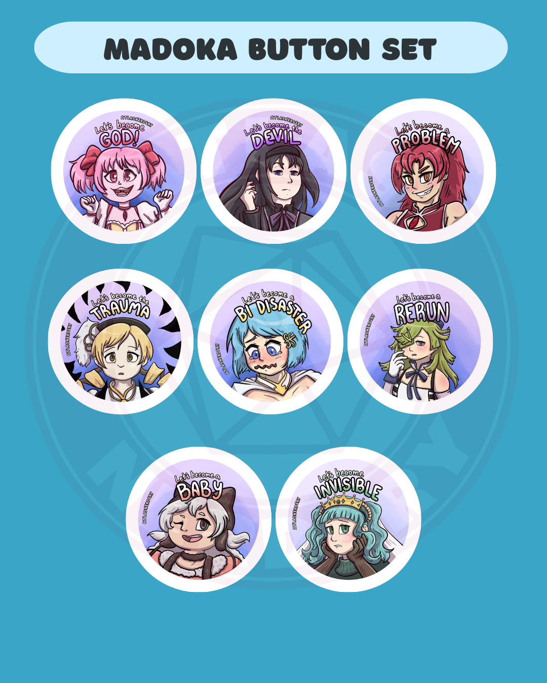 Tragic Magical Girl Buttons