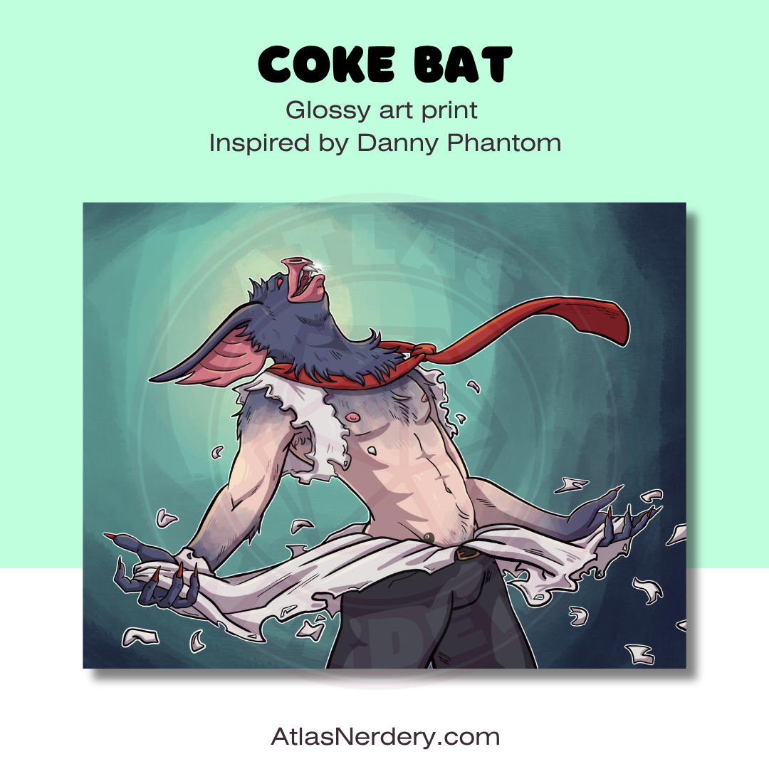 Coke Bat - 8x10in Glossy Art Print