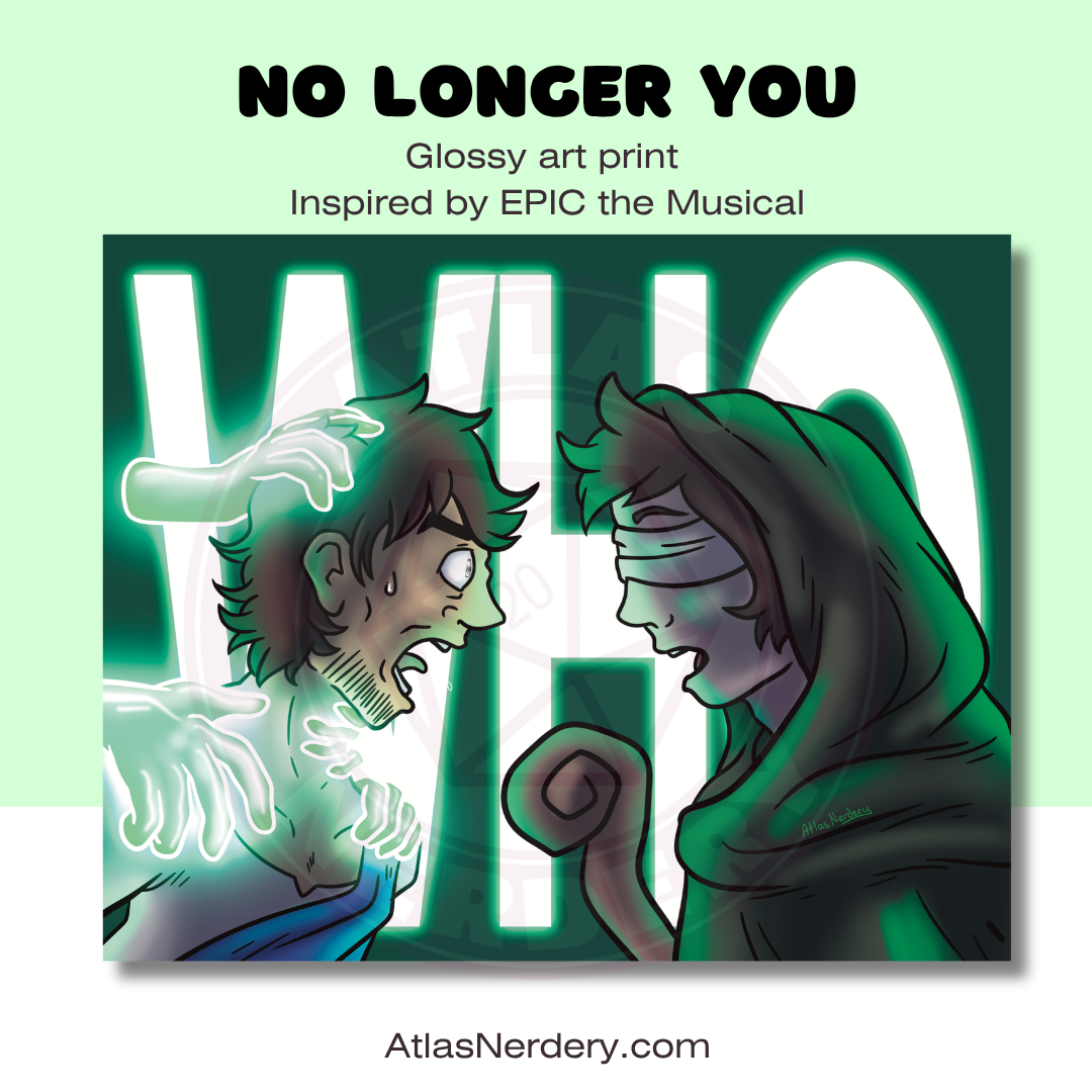 No Longer Who - 8x10in Glossy Art Print