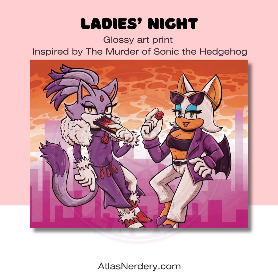 Ladies' Night - 8x10in Glossy Art Print