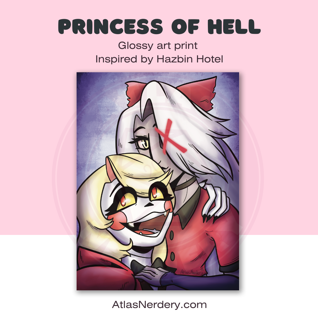 Princess of Hell - 8x10in Glossy Art Print