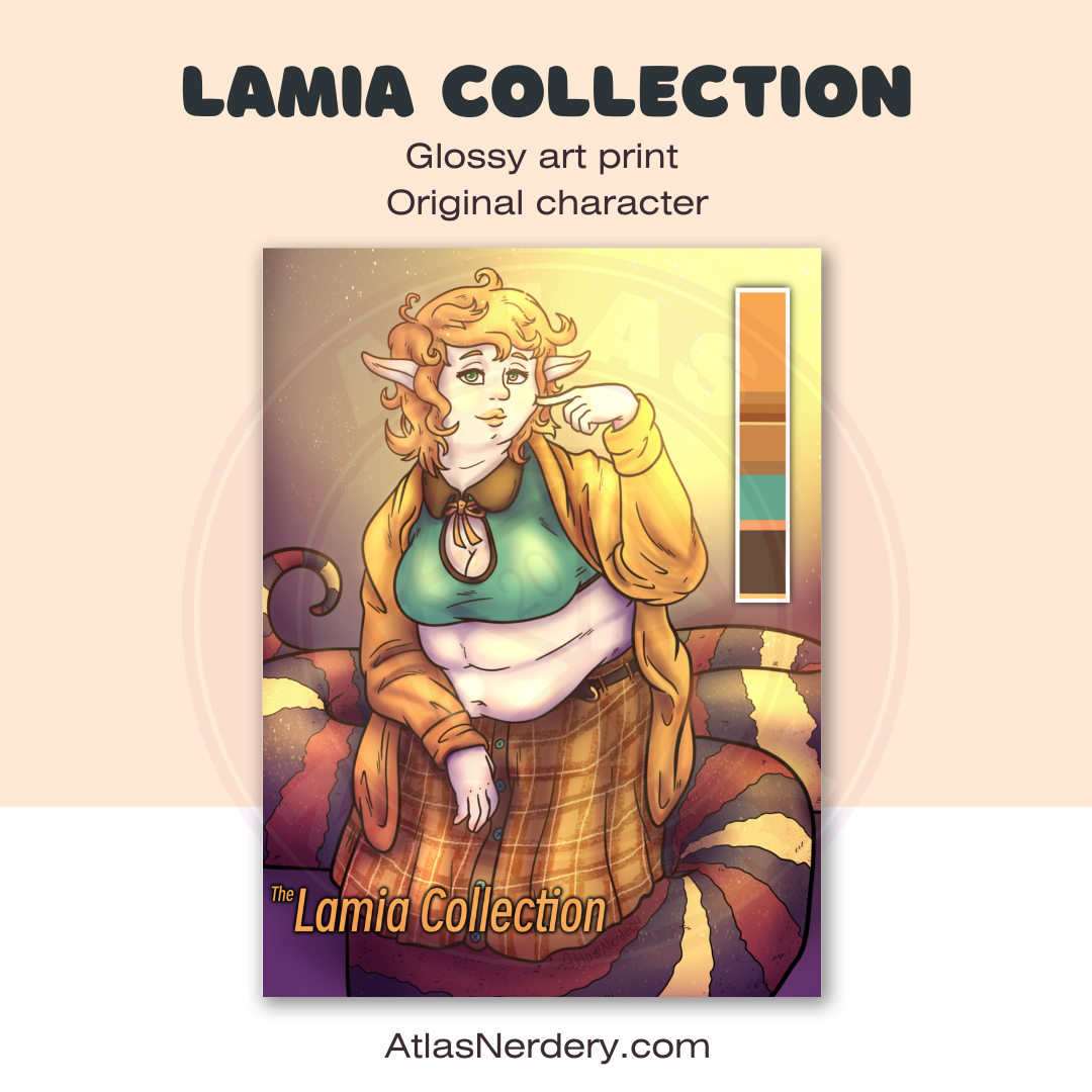 Lamia Collection - 8x10in Glossy Art Print