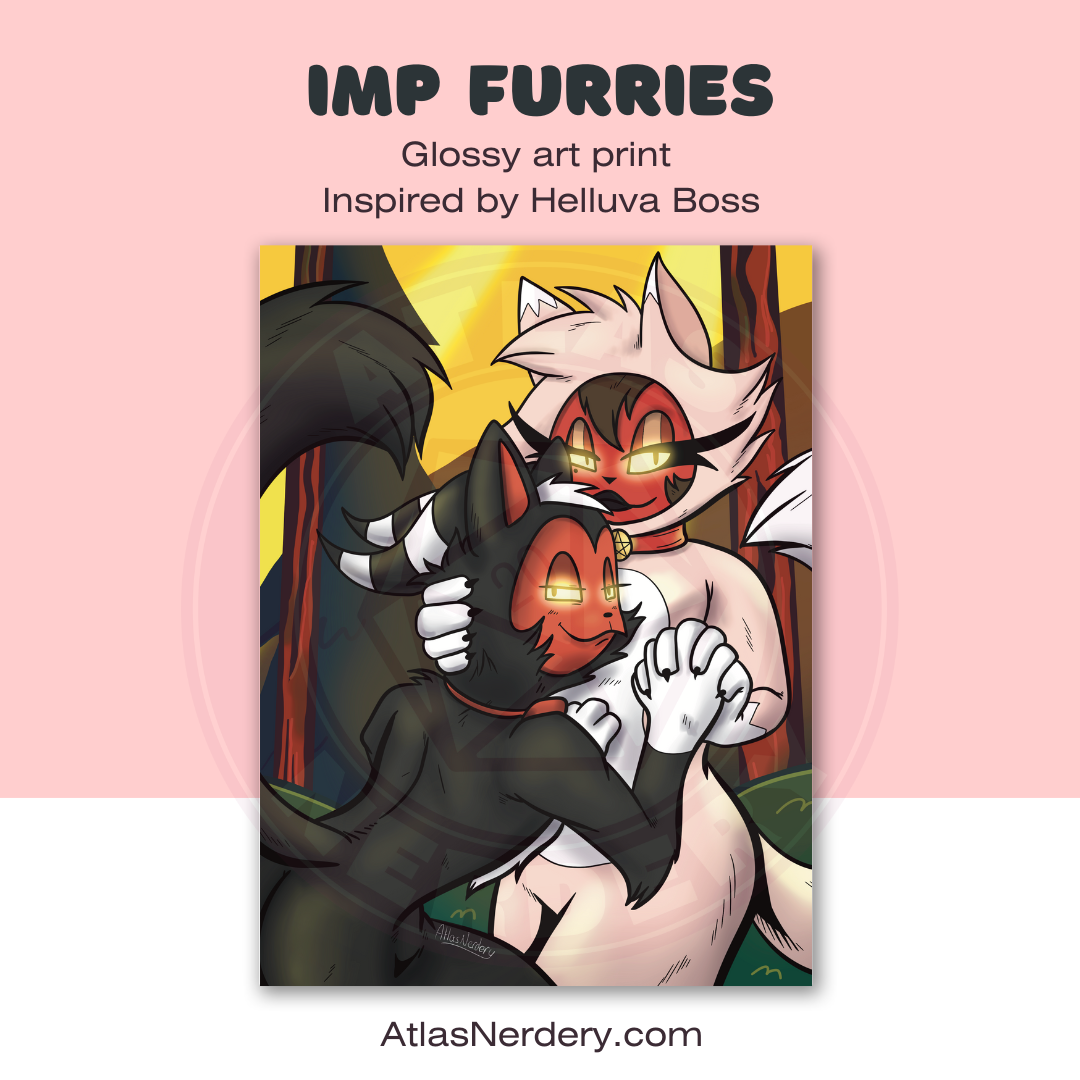 Imp Furries - 8x10in Glossy Art Print