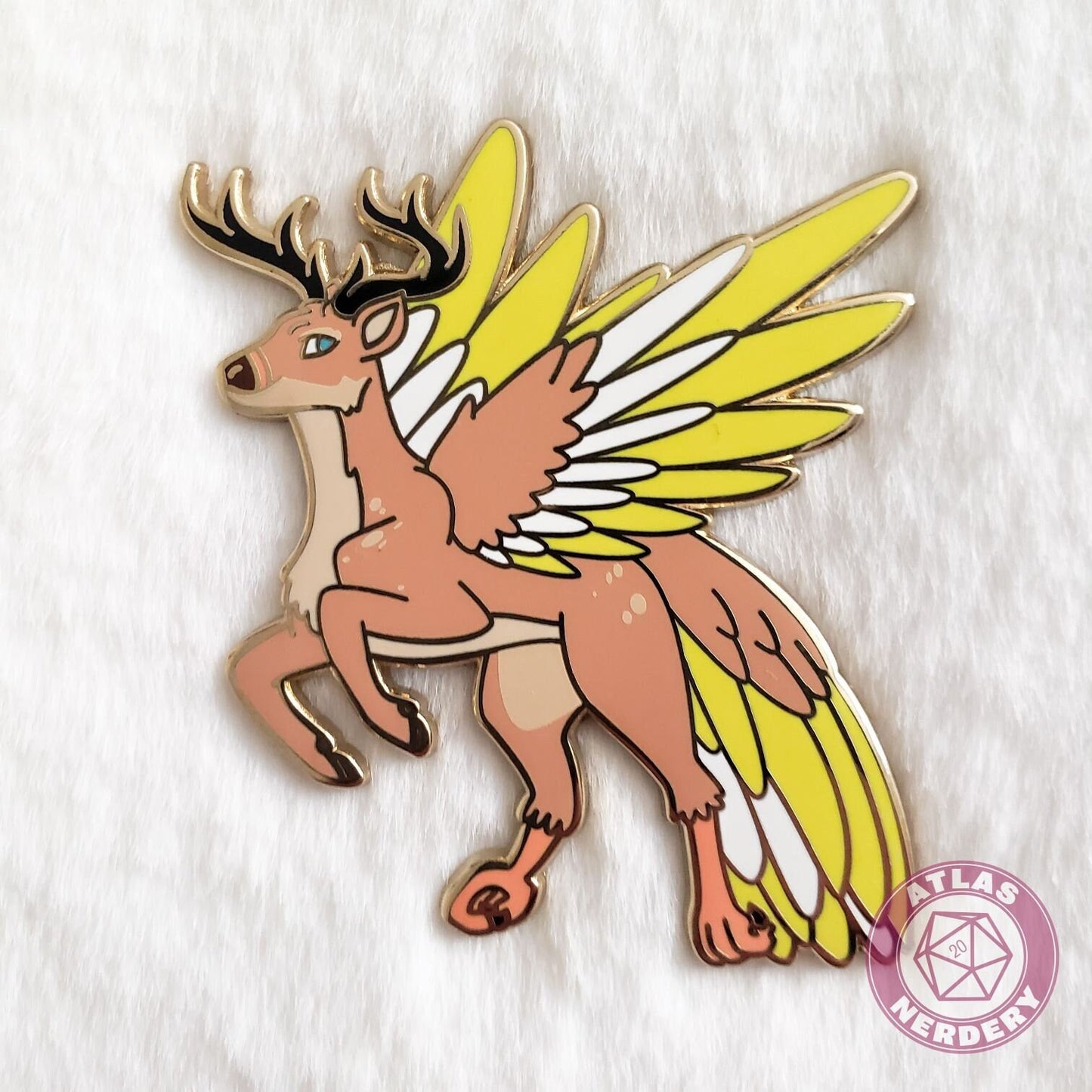 Peryton Enamel - 2" Enamel Pins with 5 Variants