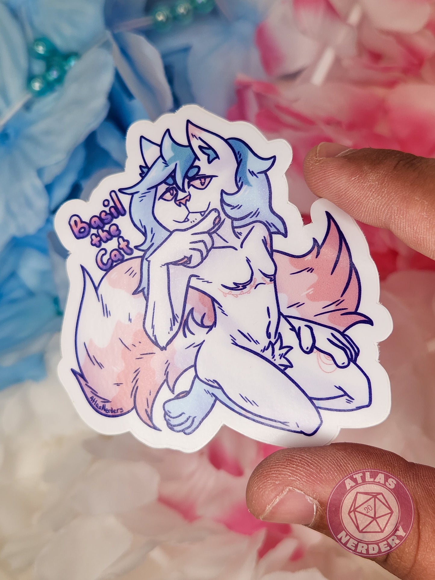 Basil the Cat - 3" Waterproof Vinyl Sticker