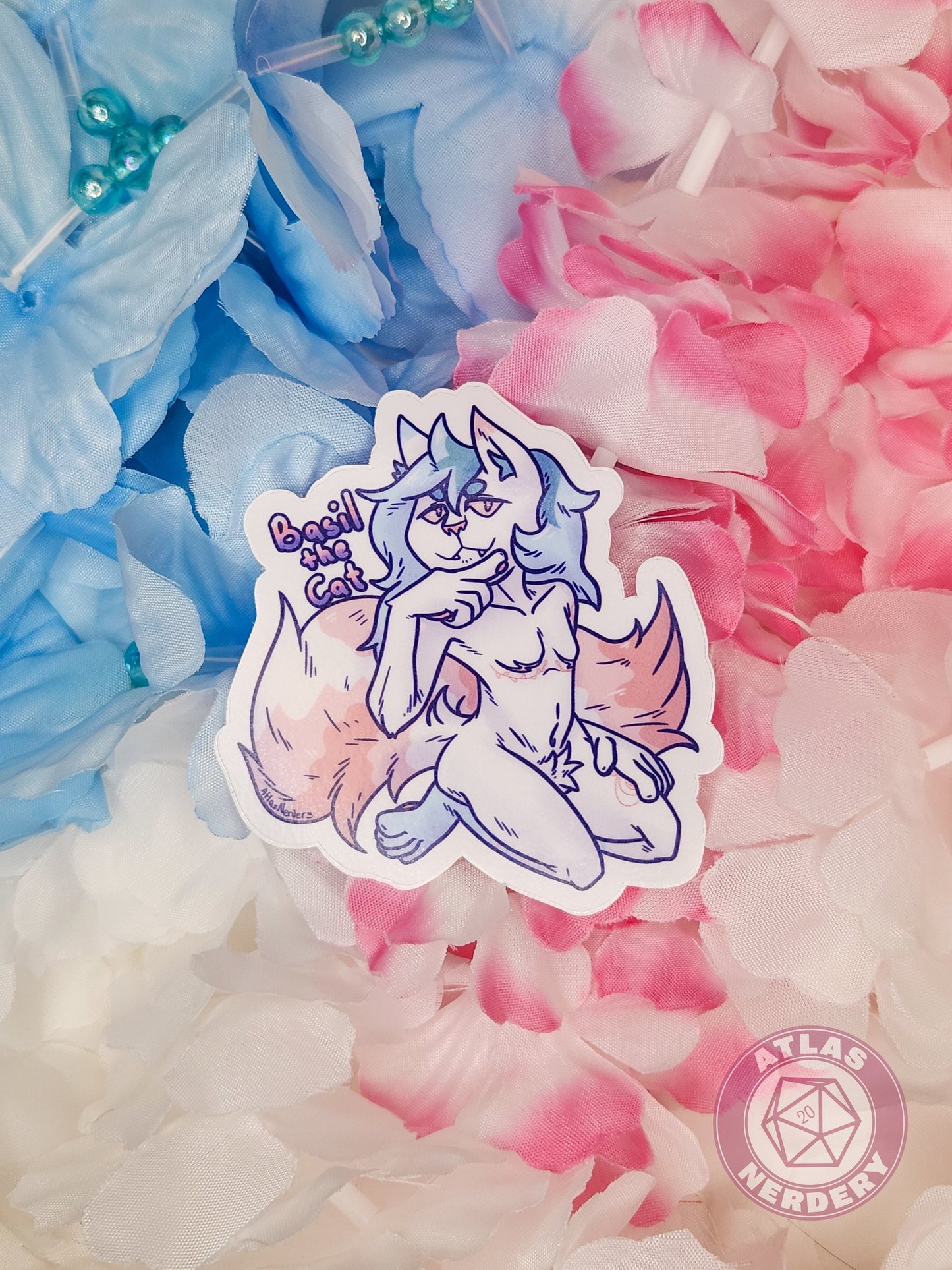 Basil the Cat - 3" Waterproof Vinyl Sticker