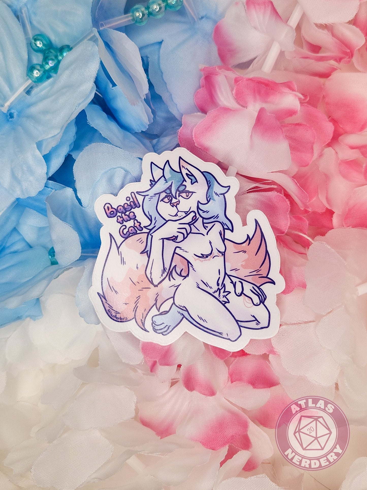 Basil the Cat - 3" Waterproof Vinyl Sticker