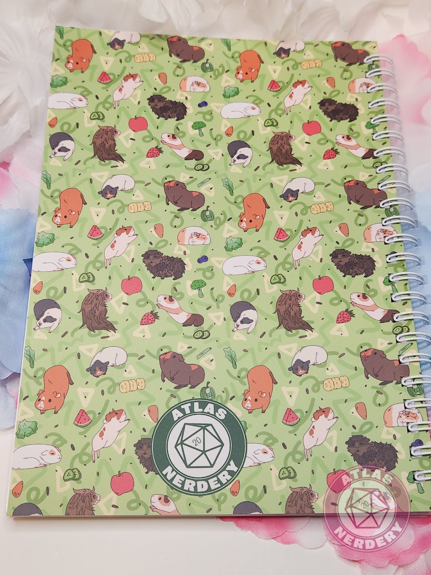 Its Guinea Pig Time - Reusable Sticker Book Size A5 with White Spinal Binding