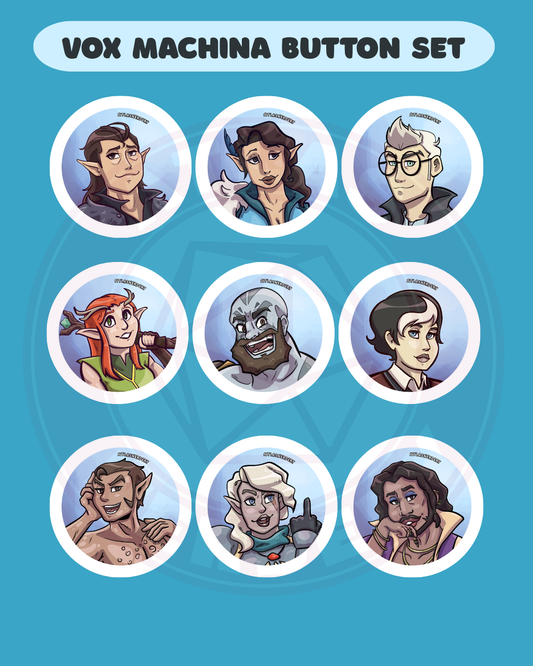 Vox Machina Buttons