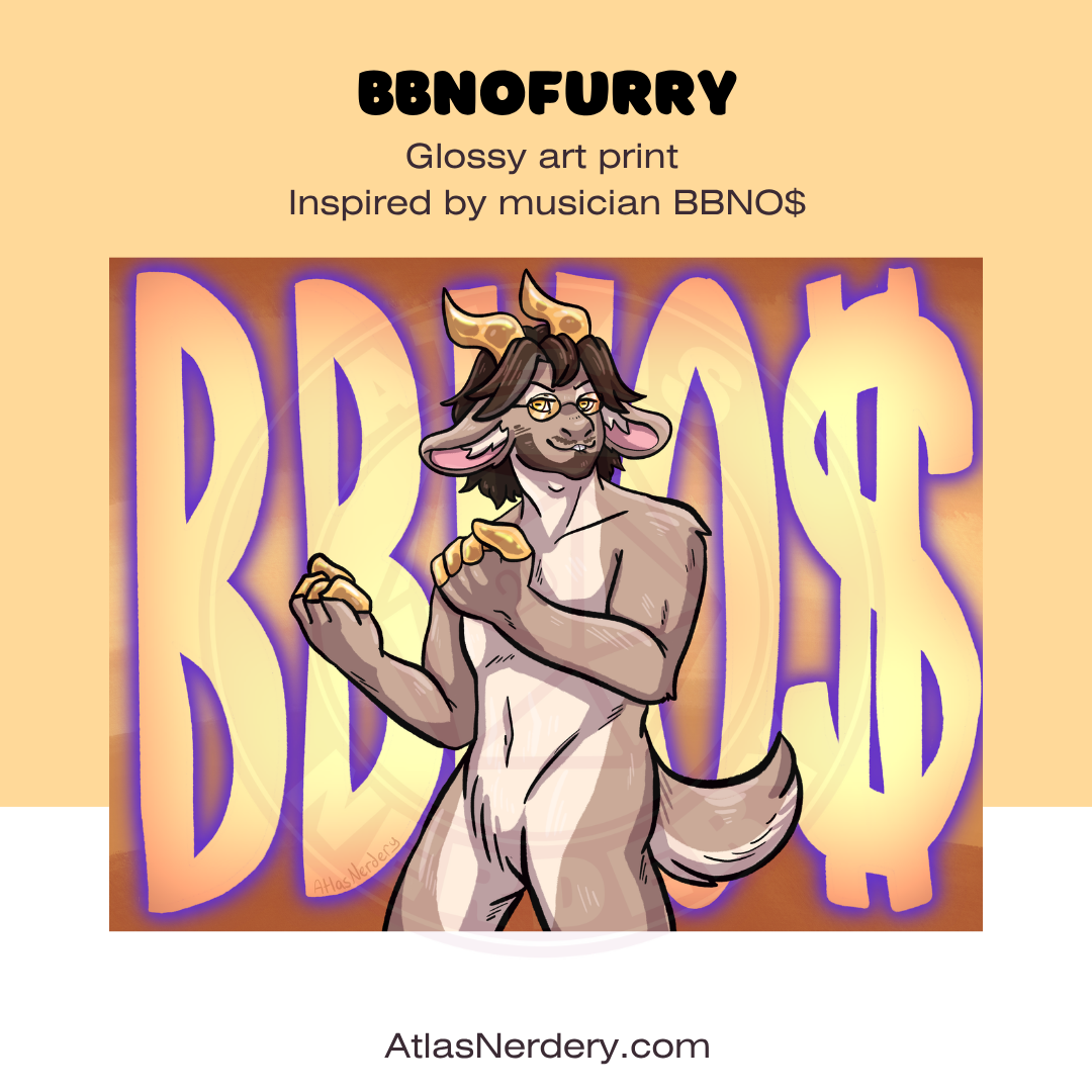 BBNOFurry - 8x10in Glossy Art Print