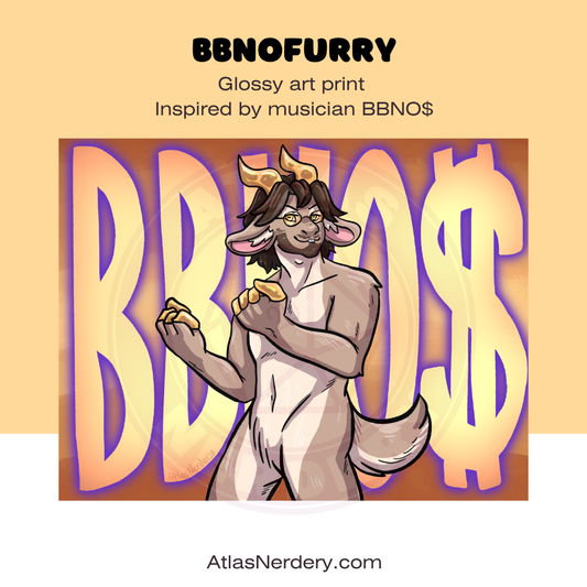 BBNOFurry - 8x10in Glossy Art Print