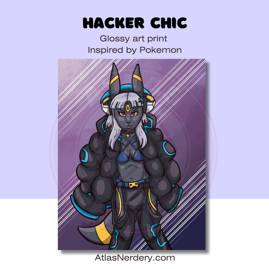Hacker Chic - 8x10in Glossy Art Print