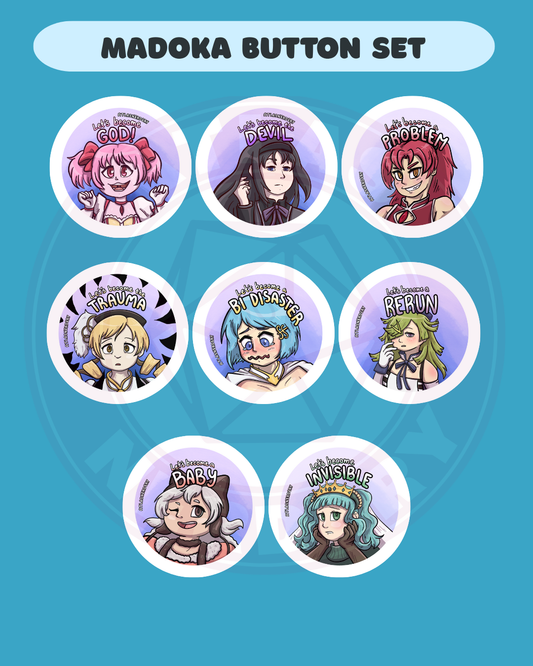 Tragic Magical Girl Buttons
