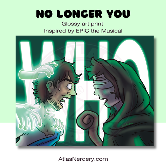 No Longer Who - 8x10in Glossy Art Print