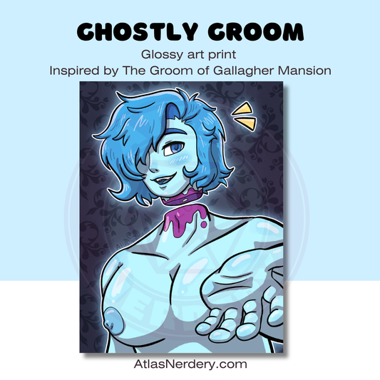Ghostly Groom - 8x10in Glossy Art Print