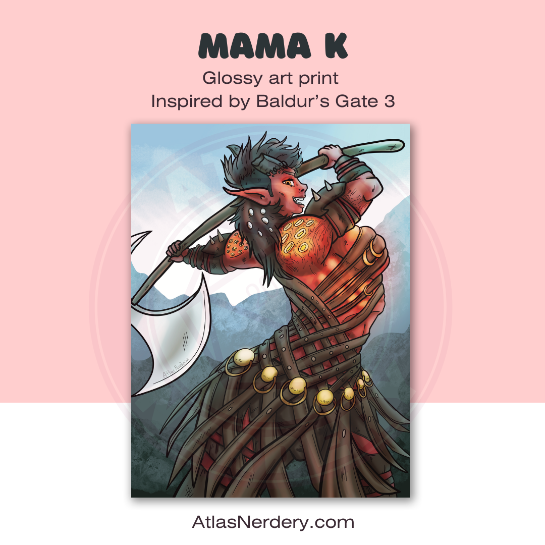 Mama K - 8x10in Glossy Art Print