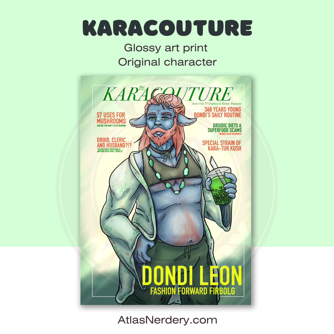 Karacouture - 8x10in Glossy Art Print