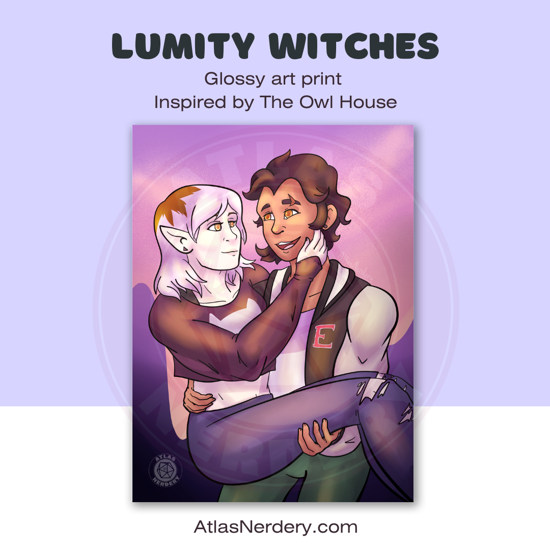 Lumity Witches - 8x10in Glossy Art Print