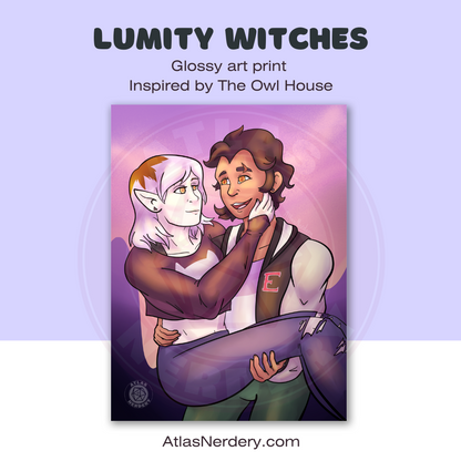 Lumity Witches - 8x10in Glossy Art Print