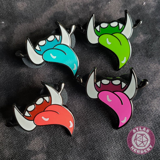 Monster Mouths - 1" Hard Enamel Pins with 4 Variants