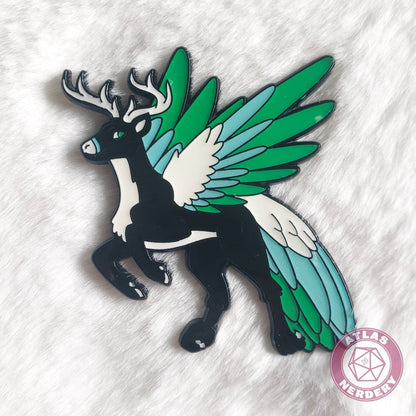 Peryton Enamel - 2" Enamel Pins with 5 Variants