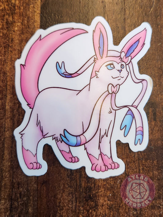 Fairy Evolution Kitty #700 - 3" Waterproof Vinyl Sticker