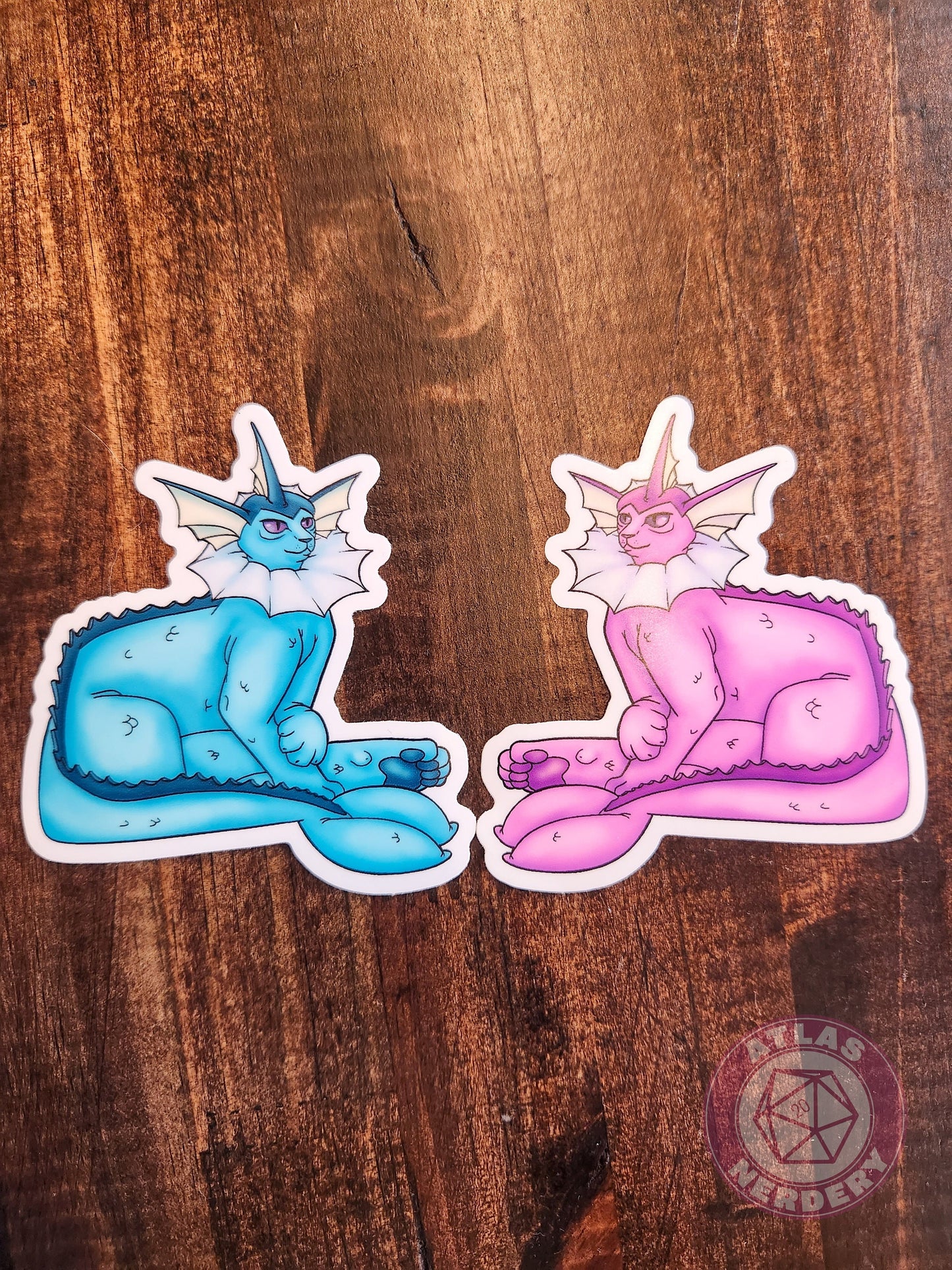 Watery Evolution Kitty #134 - 3" Waterproof Vinyl Sticker