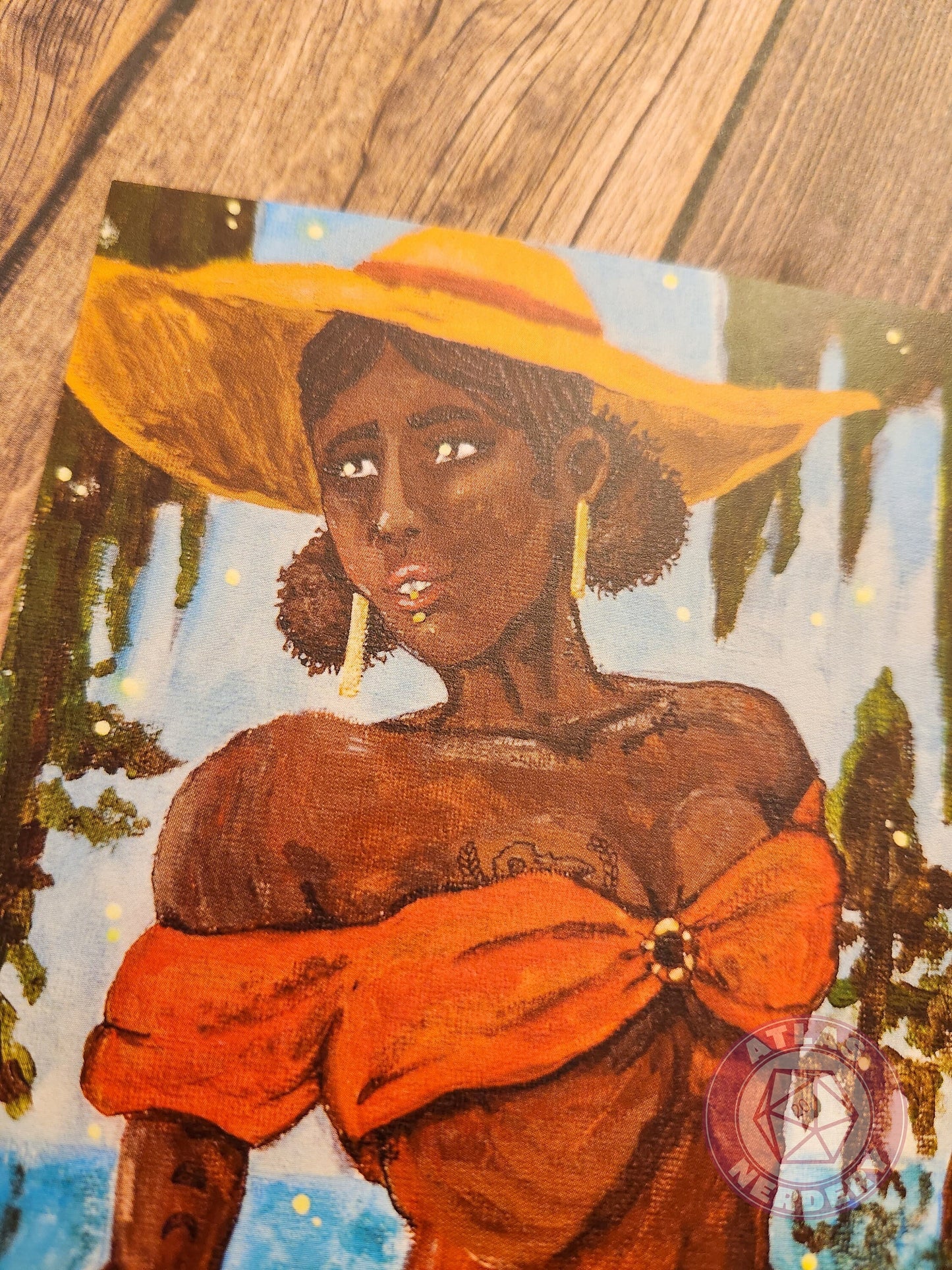 Bayou Witch - 4x6 Matte Art Print on Medium Cardstock