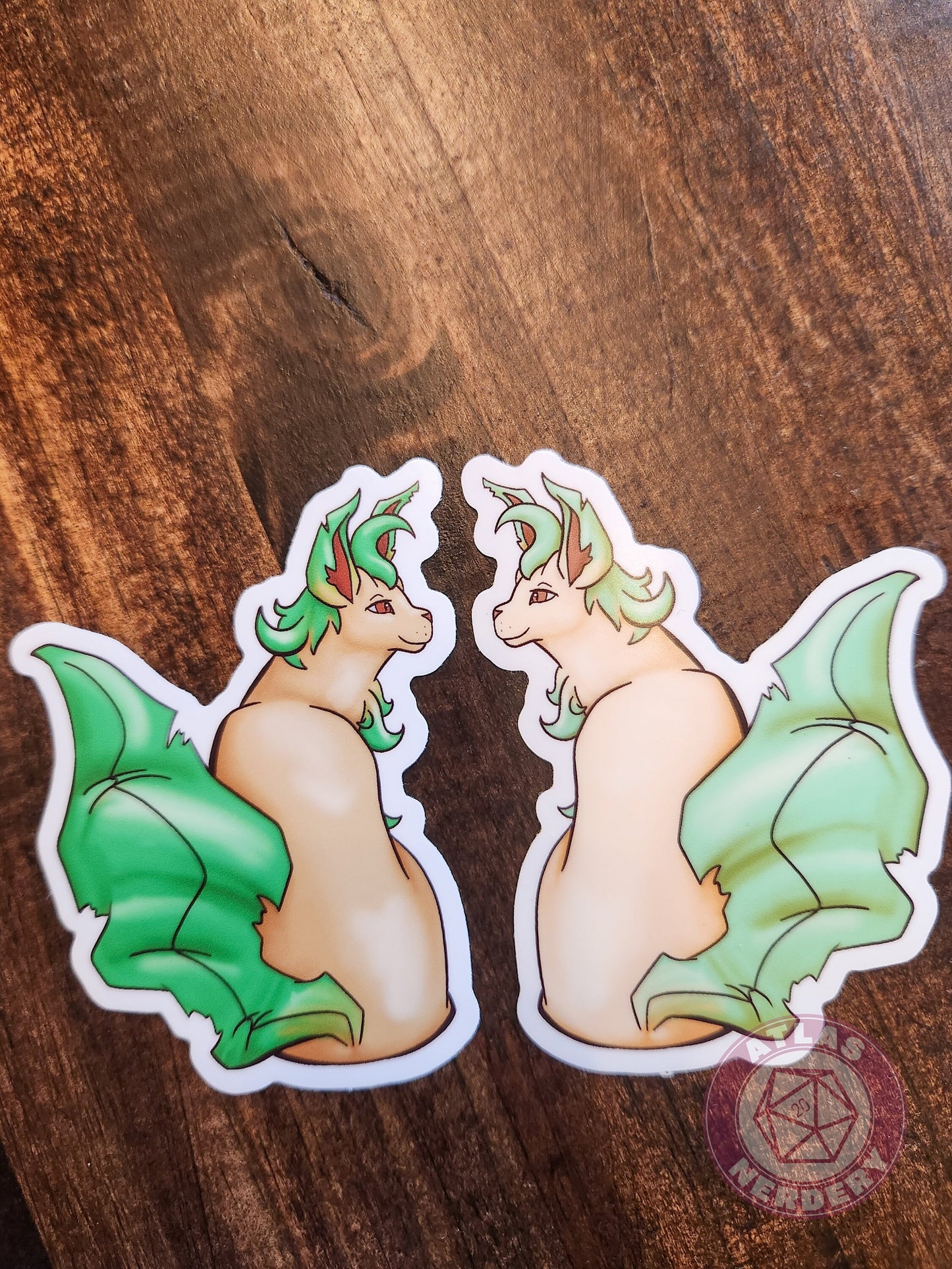 Leafy Evolution Kitty #470 - 3" Waterproof Vinyl Sticker