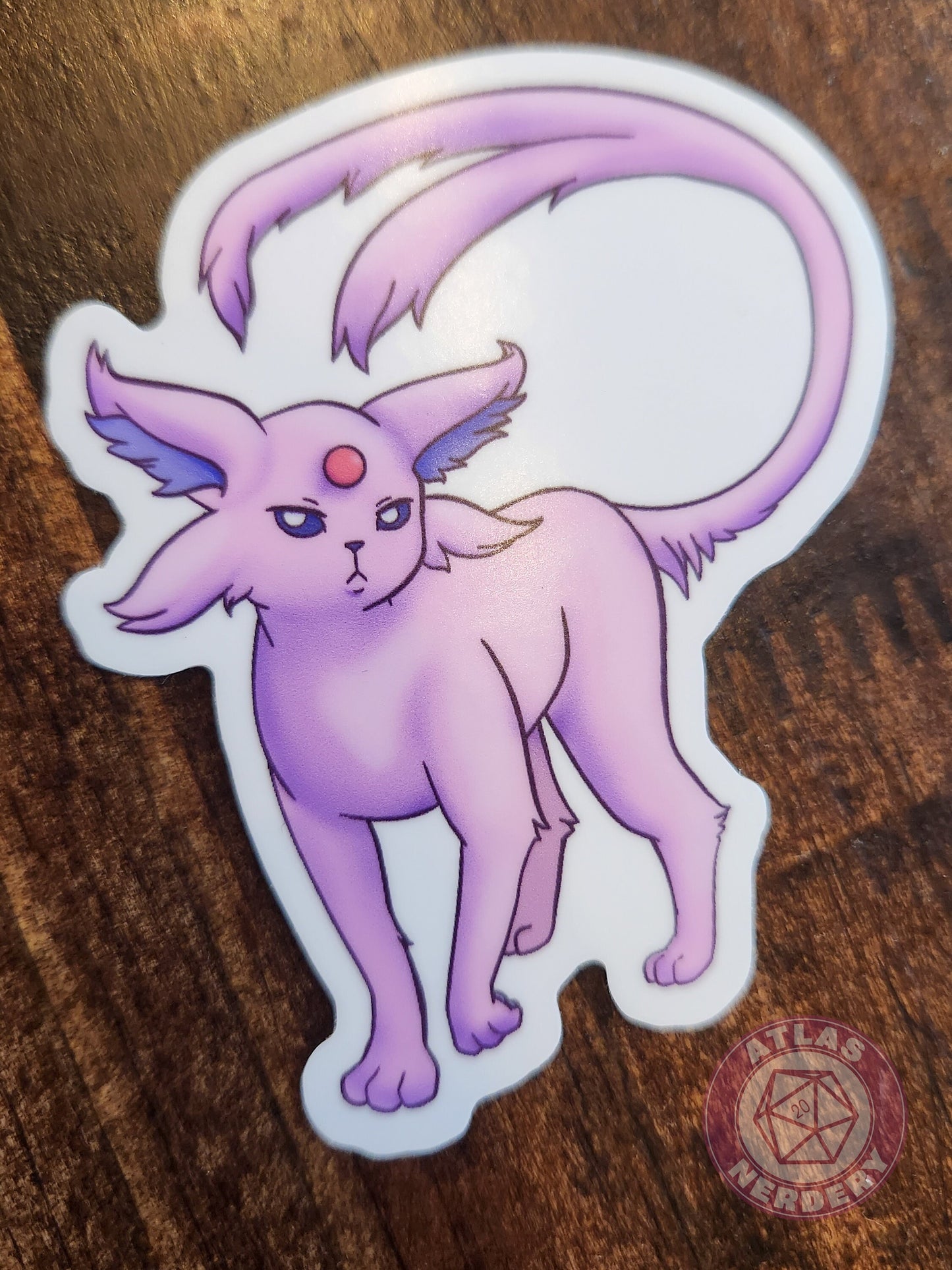 Psychic Evolution Kitty #196 - 3" Waterproof Vinyl Sticker