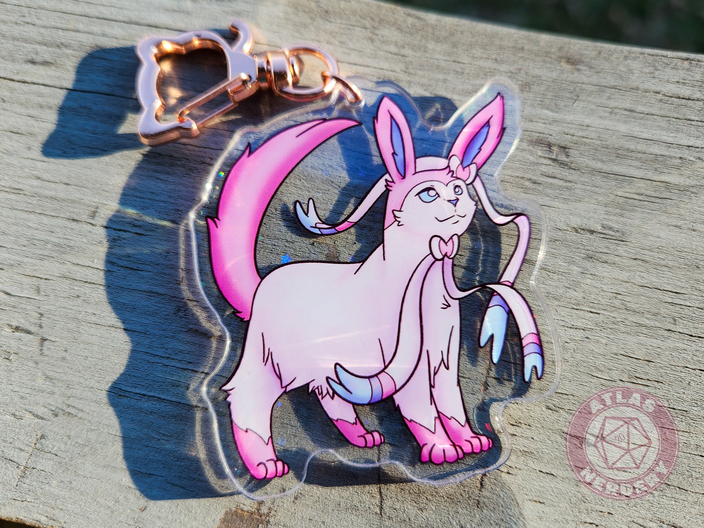 Fairy Evolution Kitty #700 Acrylic Charm - 2.5" Double Sided Holographic Acrylic Keychain