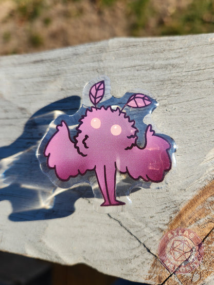 Mothman Cryptid Cutie - 2" Acrylic Pin with Epoxy Dome Coating