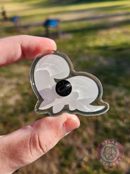 Nessie Cryptid Cutie - 2" Acrylic Pin with Epoxy Dome Coating