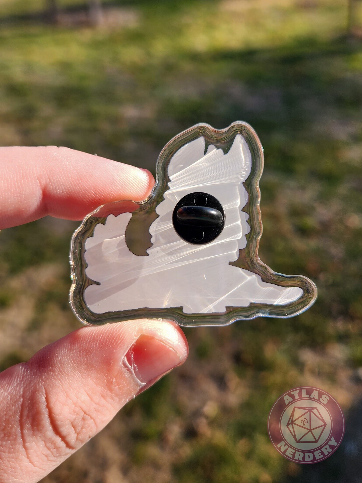 Werewolf Cryptid Cutie - 2" Acrylic Pin with Epoxy Dome Coating