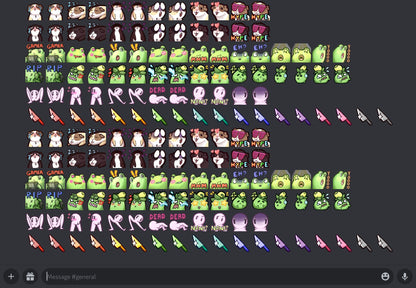 Frog Emote 8 Pack - 8 Reaction Emotes for Twitch, Discord, YouTube, Streaming Chat Etc