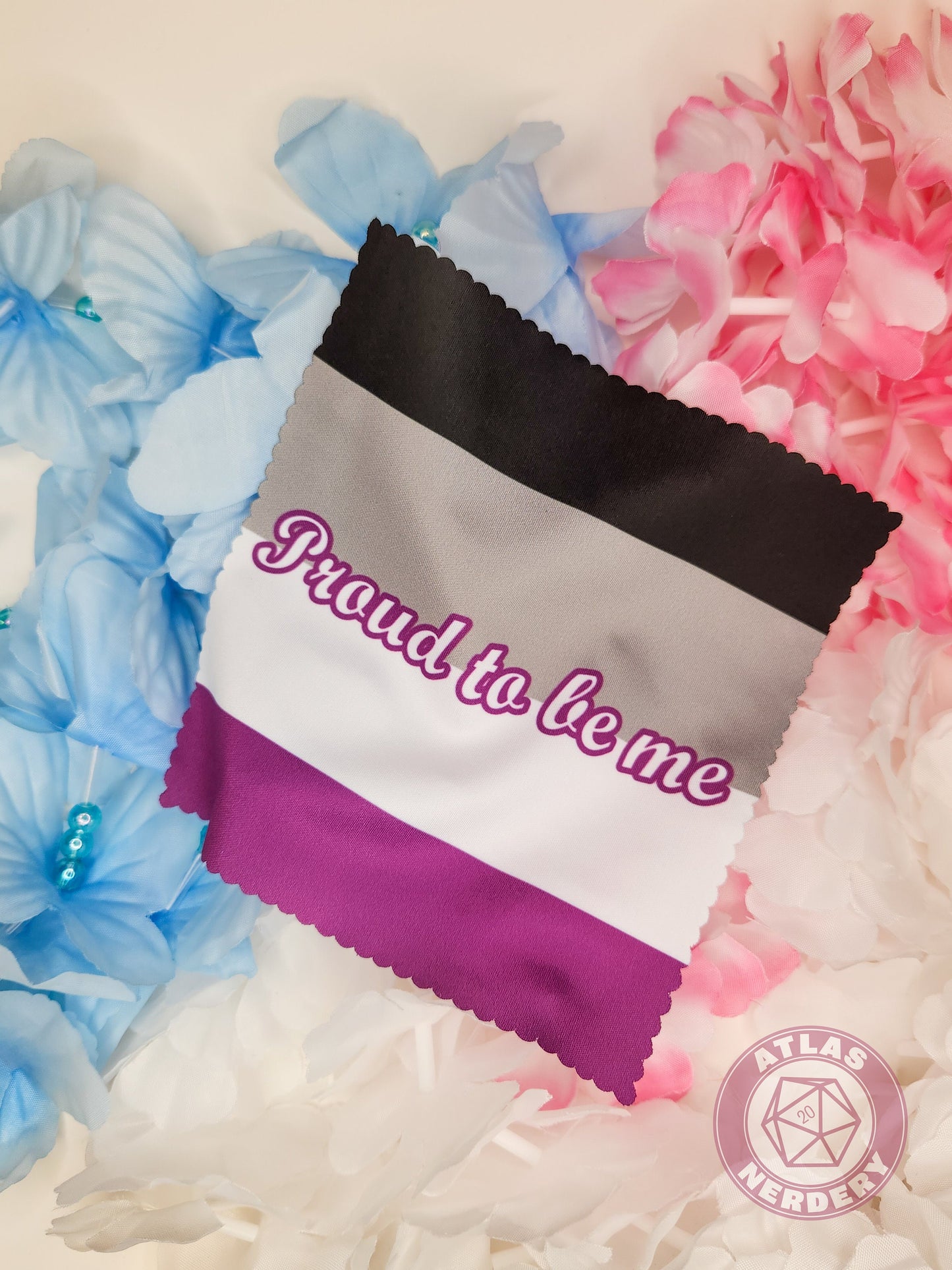 Asexual Pride Flag Microfiber Lens Cloth
