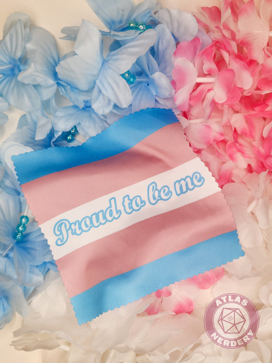 Transgender Pride Flag Microfiber Lens Cloth