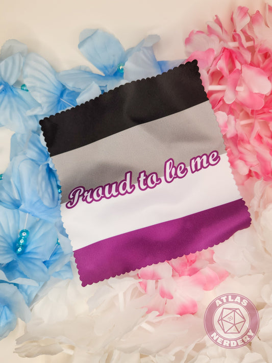 Asexual Pride Flag Microfiber Lens Cloth